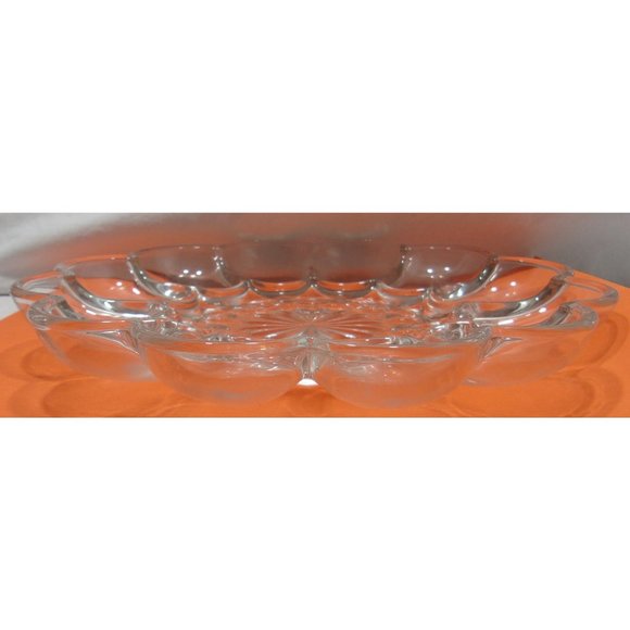 Anchor Hocking "Entertainers" Deviled Egg Plate w/ Original Box 10" Easter - Picture 7 of 9